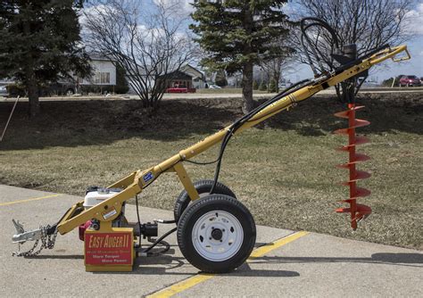 horizontal augers for mini excavators|mini digger post hole auger.